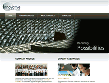 Tablet Screenshot of innovativepolymers.com